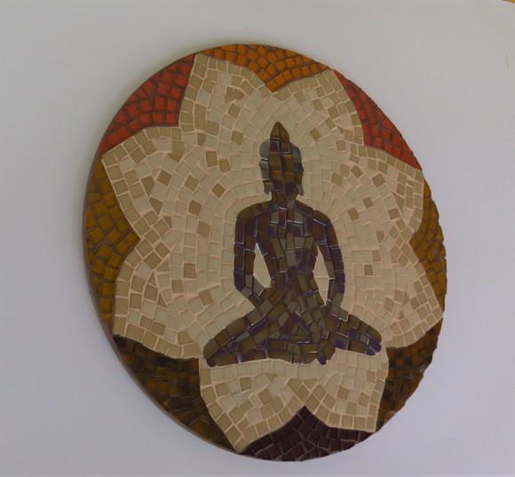 Mandala em Mosaico Buda