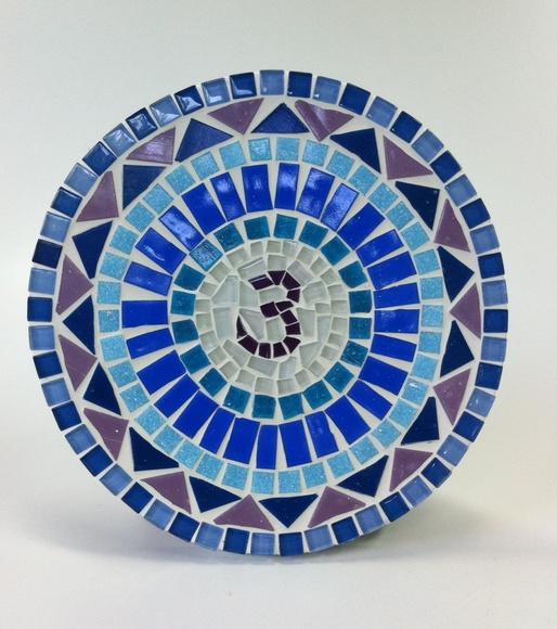 Mandala em Mosaico Chakra Frontal
