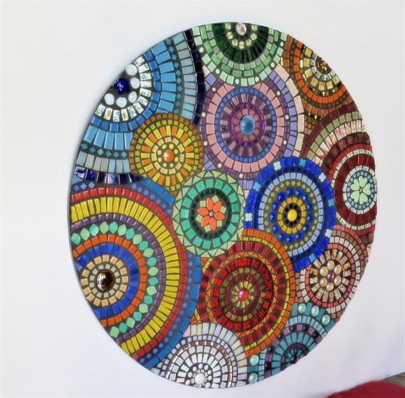 Mandala em Mosaico Círculos 60