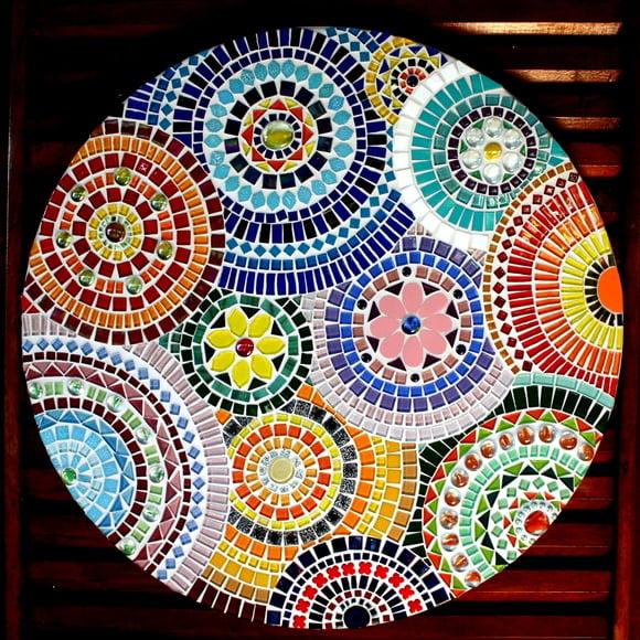 Mandala em Mosaico Círculos 60