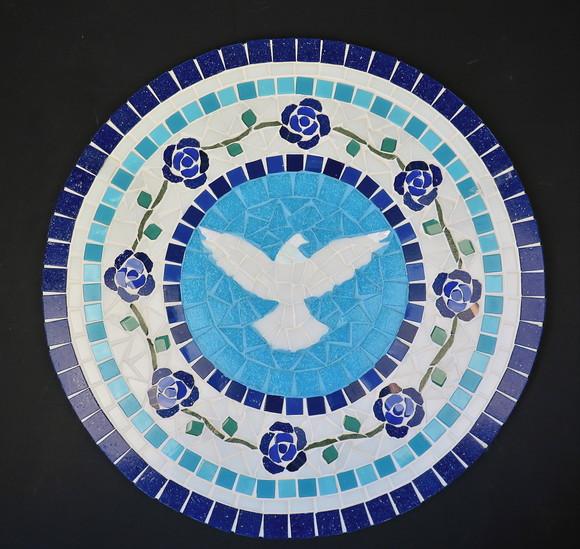 Mandala em Mosaico Divino