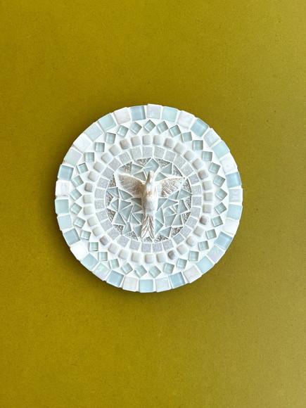 Mandala em Mosaico Divino Espírito Santo