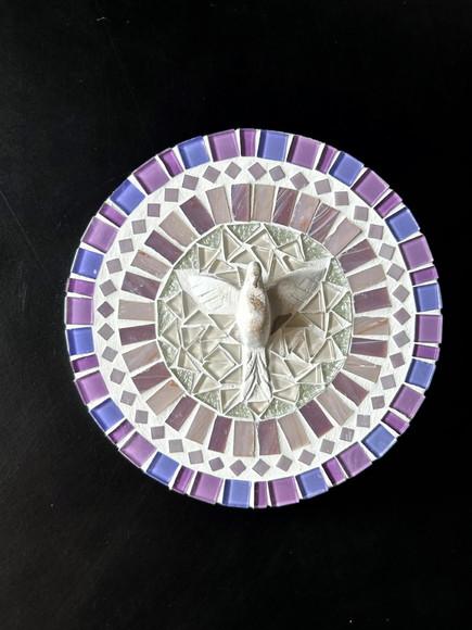 Mandala em Mosaico Divino Espírito Santo