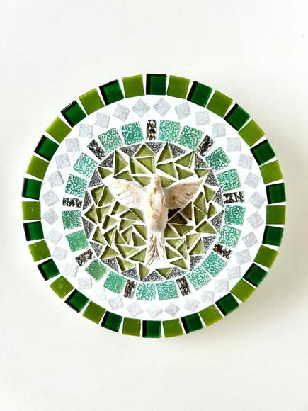 Mandala em Mosaico Divino Espírito Santo