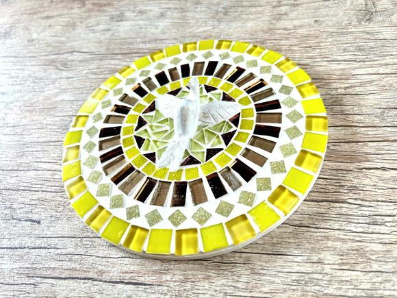 Mandala em Mosaico Divino Espírito Santo 20cm