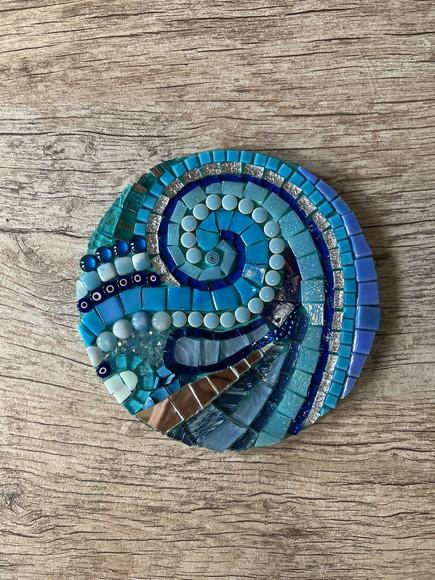 Mandala em Mosaico Elemento Água
