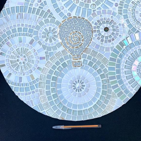Mandala em Mosaico Elemento Ar