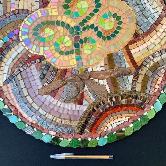 Mandala em Mosaico Elemento Terra