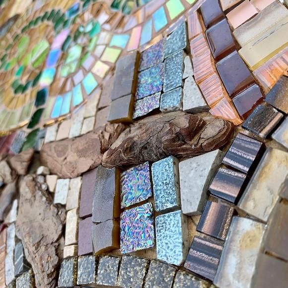 Mandala em Mosaico Elemento Terra