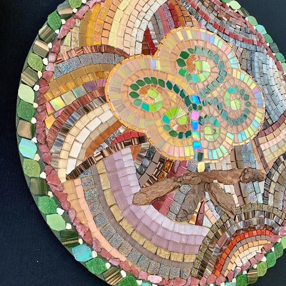 Mandala em Mosaico Elemento Terra