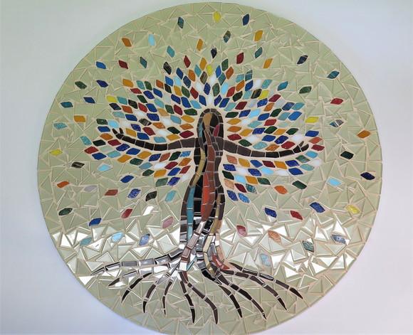 Mandala em Mosaico Mãe Natureza