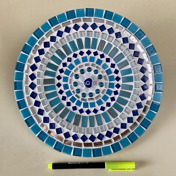 Mandala em Mosaico Olho Grego