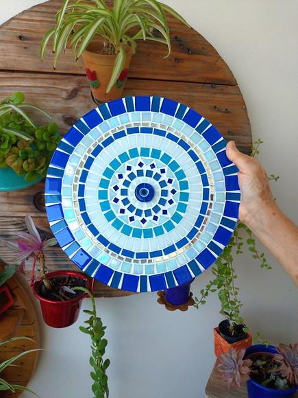 Mandala em Mosaico Olho Grego