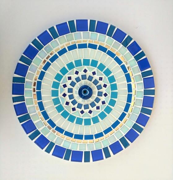 Mandala em Mosaico Olho Grego