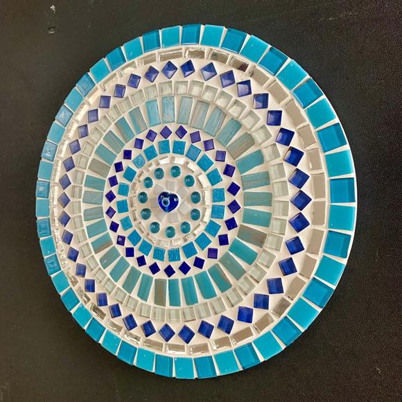 Mandala em Mosaico Olho Grego