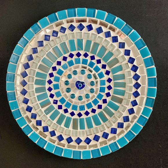 Mandala em Mosaico Olho Grego