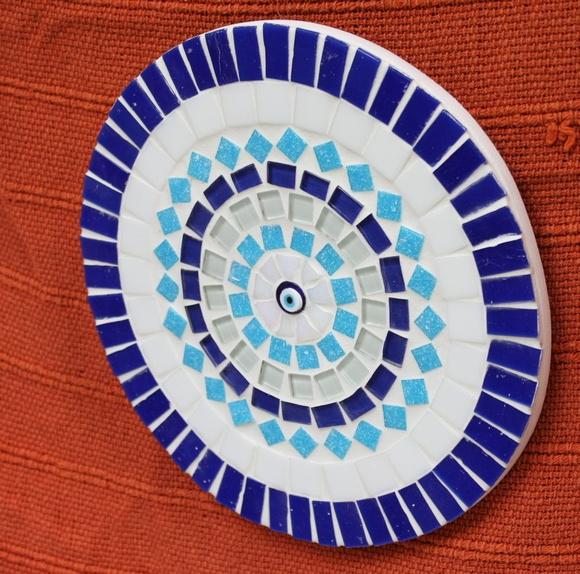 Mandala em Mosaico Olho Grego
