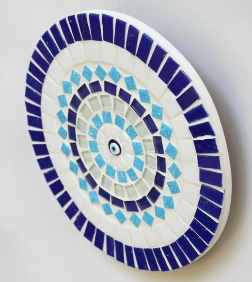 Mandala em Mosaico Olho Grego