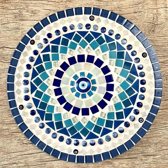 Mandala em Mosaico Olho Grego 30