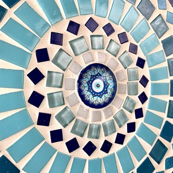 Mandala em Mosaico Olho Grego 40
