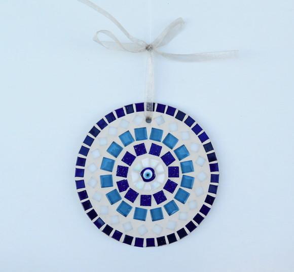 Mandala em Mosaico Olho Grego Mini