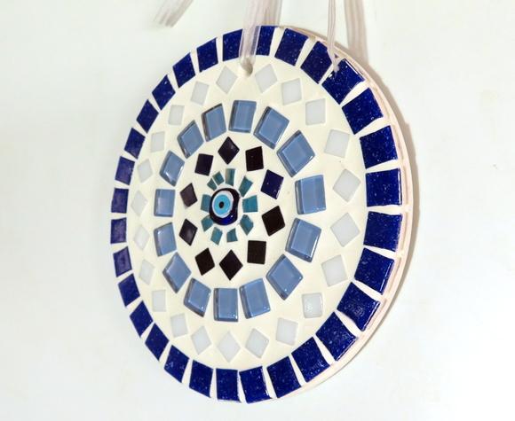 Mandala em Mosaico Olho Grego Mini
