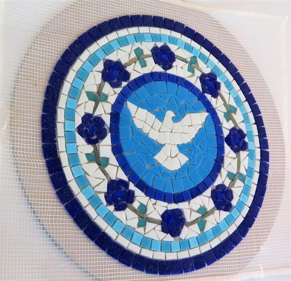 Mandala em Mosaico para Piso ou Parede