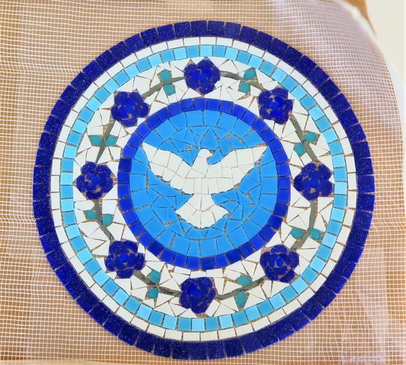 Mandala em Mosaico para Piso ou Parede