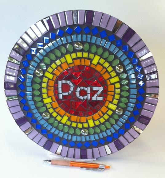 Mandala em Mosaico Paz