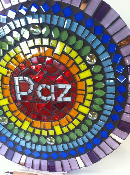 Mandala em Mosaico Paz