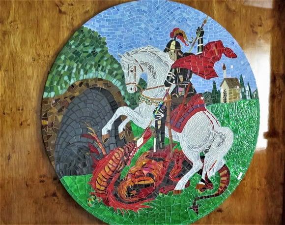 Mandala em Mosaico São Jorge