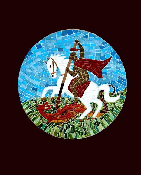 Mandala em Mosaico São Jorge