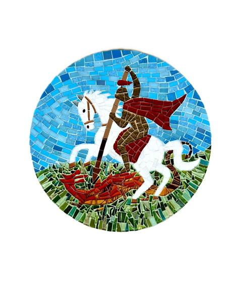 Mandala em Mosaico São Jorge
