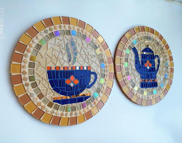 Mandala em Mosaico Xícara