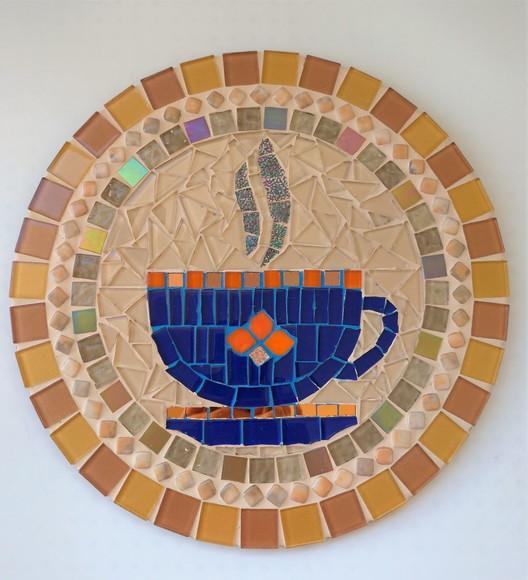 Mandala em Mosaico Xícara
