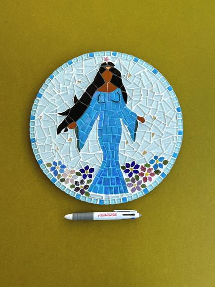 Mandala Iemanjá em Mosaico