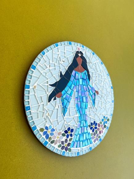 Mandala Iemanjá em Mosaico