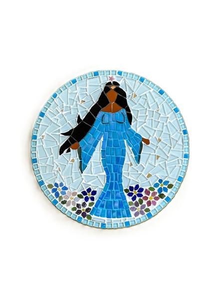 Mandala Iemanjá em Mosaico
