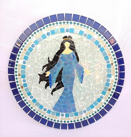 Mandala Iemanjá em Mosaico