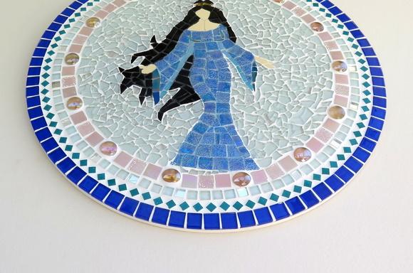 Mandala Iemanjá em Mosaico