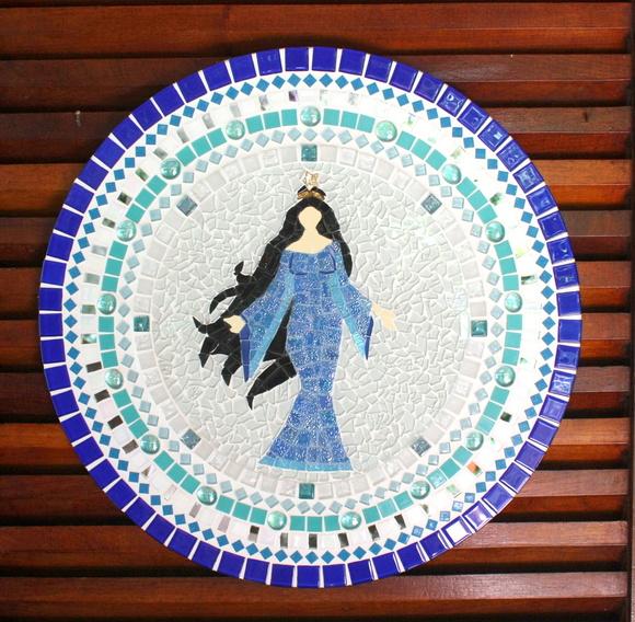 Mandala Iemanjá em Mosaico Externa