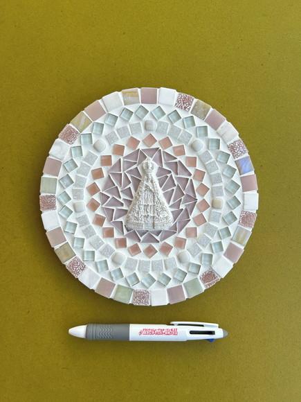 Mandala Nossa Senhora Aparecida em Mosaico