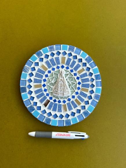 Mandala Nossa Senhora Aparecida em Mosaico