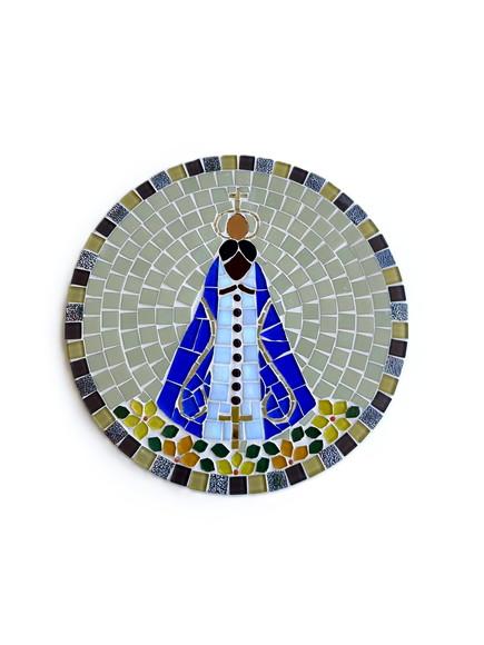 Mandala Nossa Senhora Aparecida em Mosaico
