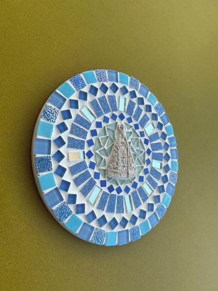 Mandala Nossa Senhora Aparecida em Mosaico
