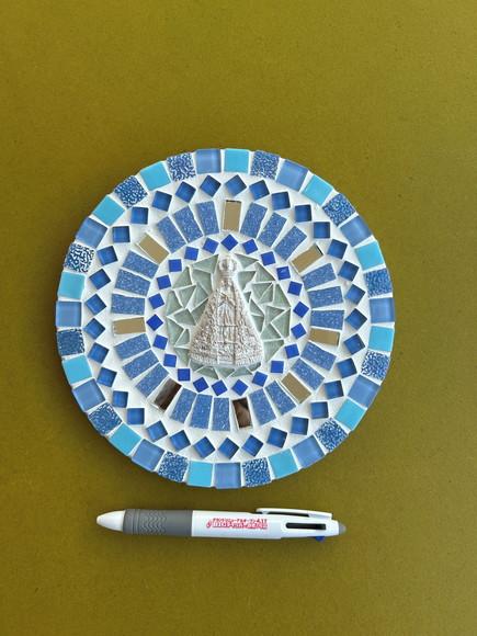 Mandala Nossa Senhora Aparecida em Mosaico