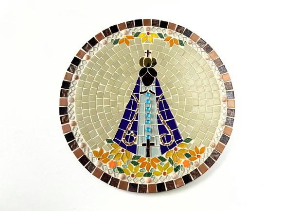 Mandala Nossa Senhora Aparecida em Mosaico