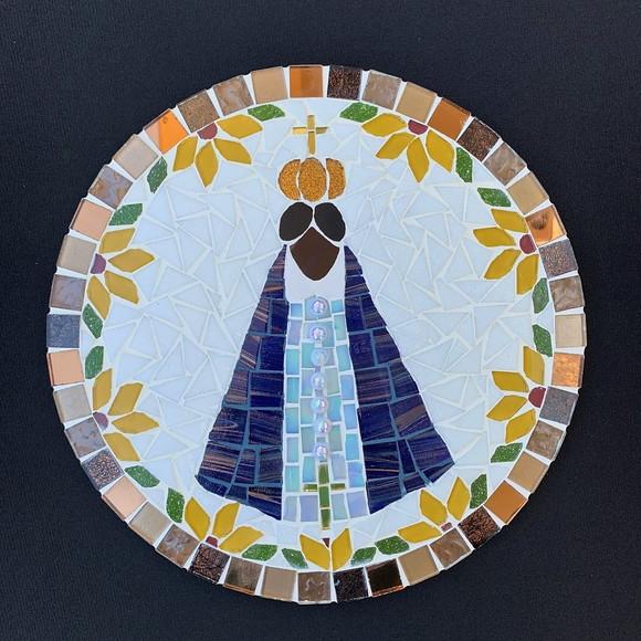 Mandala Nossa Senhora Aparecida em Mosaico