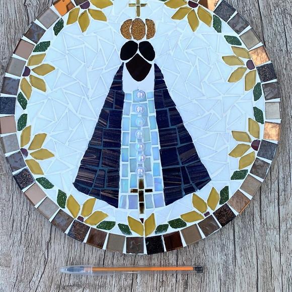 Mandala Nossa Senhora Aparecida em Mosaico