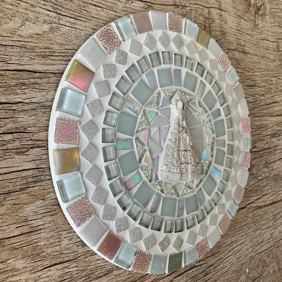 Mandala Nossa Senhora em Mosaico Rosé